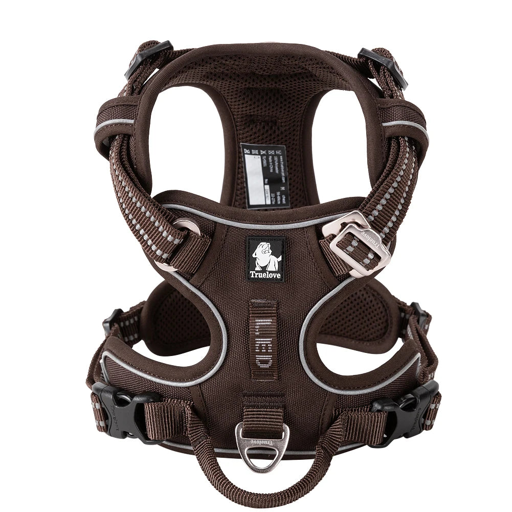 Reflective Dog Harness with Handle, Padded and Adjustable