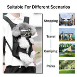 Front or Back Motorcycle Dog Carrier with Anti-Escape Zipper Lock