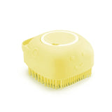 Silicone Dog Bath Brush with Shampoo Dispenser