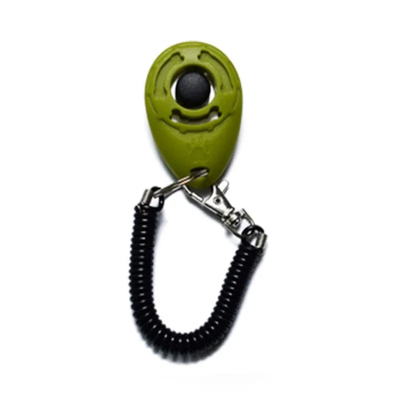 Dog Training Clicker with Wrist Coil and Clip