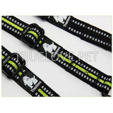 Double Dog Leash Coupler for Two Dogs, Reflective Nylon