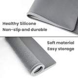 Silicone Dog Food Mat with Raised Edge, Waterproof