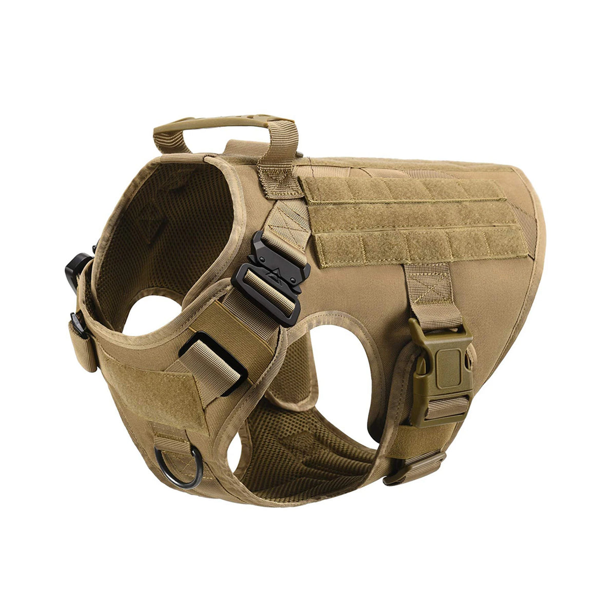 Tactical Dog Harness and Collar Set for Medium & Large Dogs