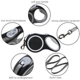 Retractable Dog Leash, 16 or 26 ft, for Dogs up to 110 lb