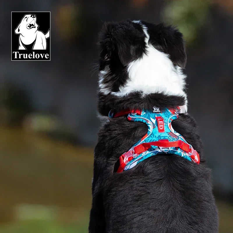 Camouflage Dog Harness, Reflective and Easy On and Off