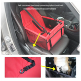 Dog Car Seat and Seat Cover, Booster Basket or Back Seat Hammock