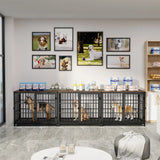 Furniture Style Dog Crate End Table with Removable Tray