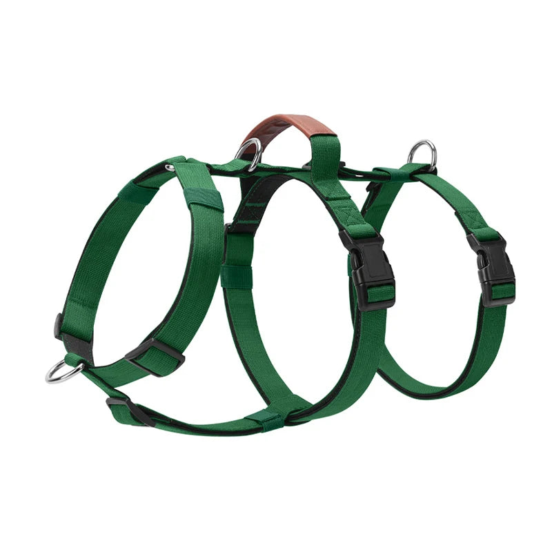 Adjustable Nylon Vest Harness for Large Dogs, M to XL
