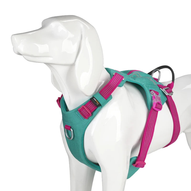 Escape Resistant Dog Harness with Zippered Pocket and Handle