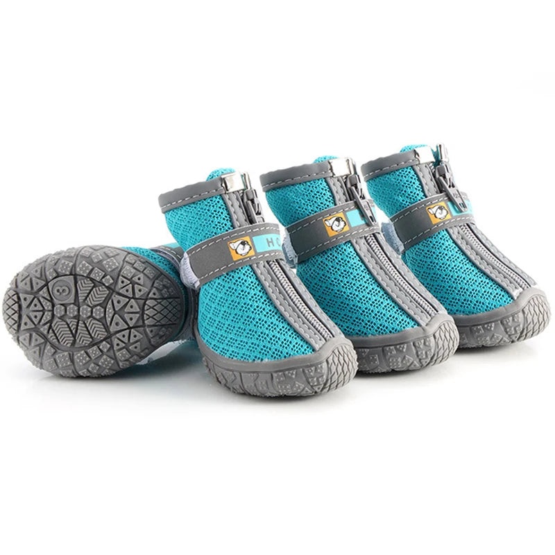 Non-Slip Dog Shoes for Small Dogs with Warm Plush Lining