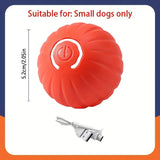 Smart Rolling Dog Ball That Moves on Its Own, USB Rechargeable
