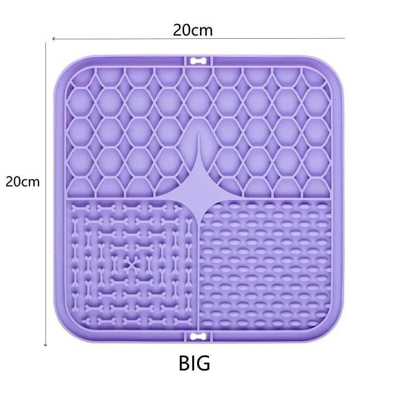 Silicone Lick Mat for Dogs, Slow Feeder Dog Bowls