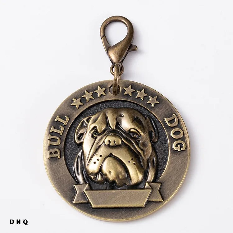 Personalized Engraved Dog ID Tag with Name, Phone and Address