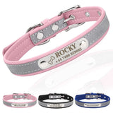 Personalized Dog Collar Gift for Dog Lovers, Engraved Name
