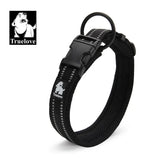 Heavy Duty Padded Dog Collar for Large Dogs, Reflective Nylon