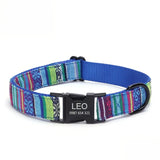 Personalized Dog Collar with Engraved Name and Phone Buckle