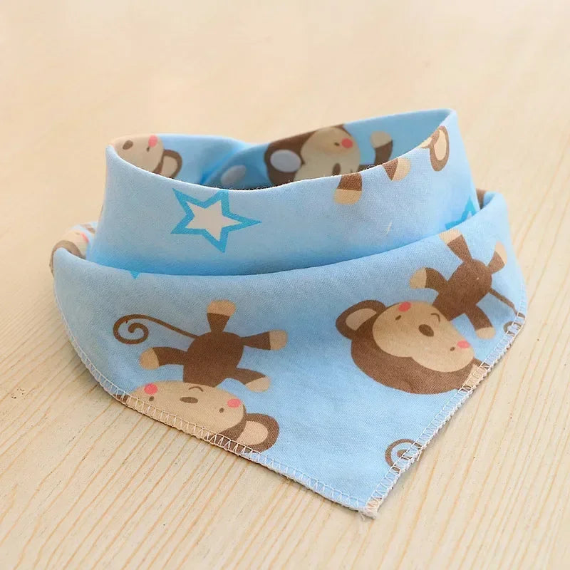 Cute Printed Dog Bandana, Soft Cotton Kerchief for Dogs and Cats