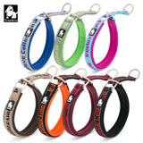 Neoprene Padded Dog Collar with Reflective Nylon, XXS to XXXL