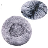 Machine Washable Donut Dog Bed, Plush Round Bed in 6 Sizes