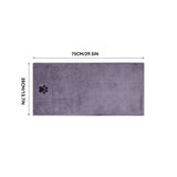 Microfiber Dog Bath Towel with Embroidered Paw Print