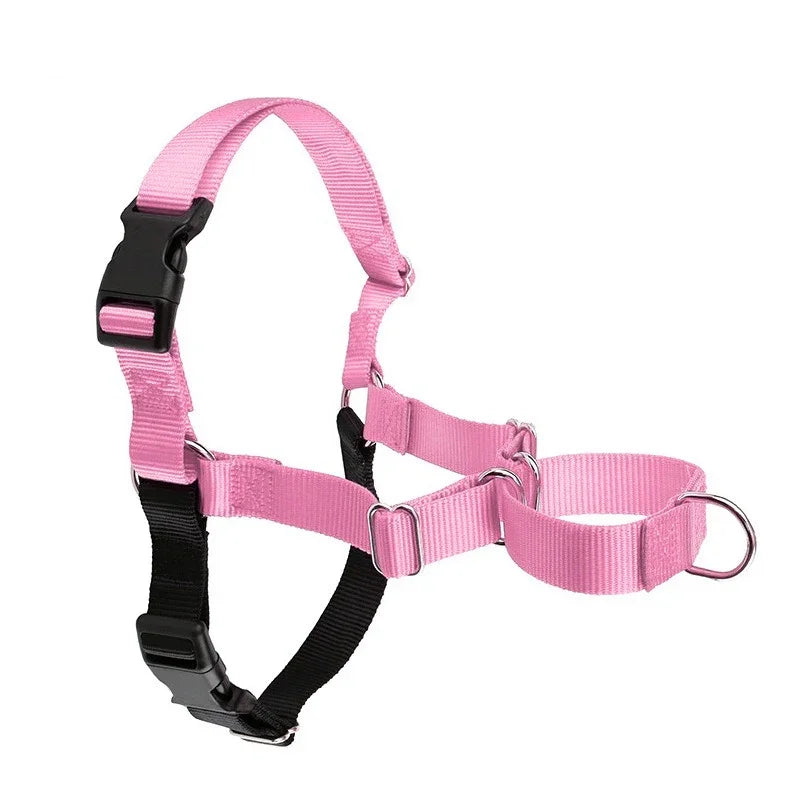 Front Clip No Pull Dog Harness, Adjustable Nylon Strap Harness