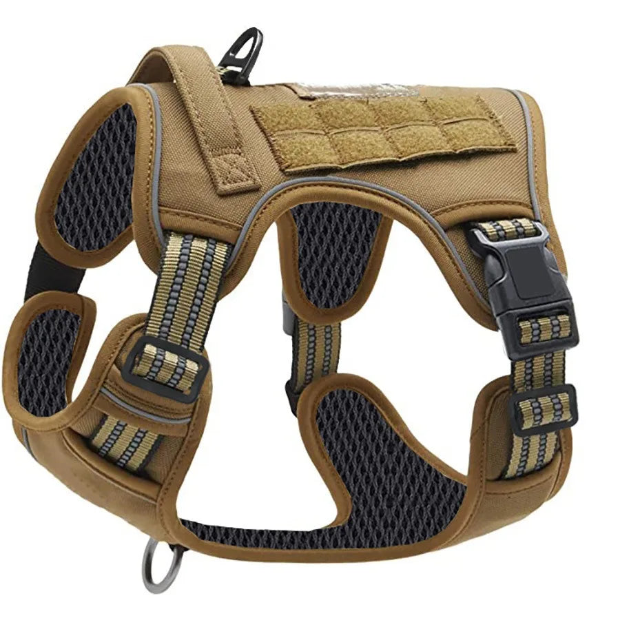 Tactical Dog Harness for Medium and Large Dogs, Adjustable