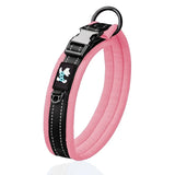 Personalized Collar for Large Dogs with Engraved Name Plate