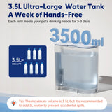 Cordless Pet Water Dispenser with Stainless Steel Bowl