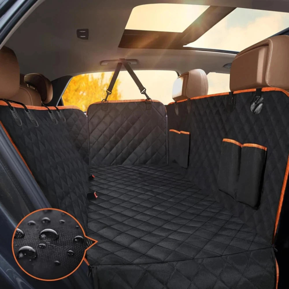 Waterproof Dog Car Seat Cover Hammock for Back Seats