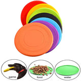 Soft Rubber Dog Frisbee That Floats, 7 Inch Flying Disc
