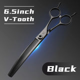 Curved Dog Grooming Thinning Shears, 7.25 Inch Japanese 440C