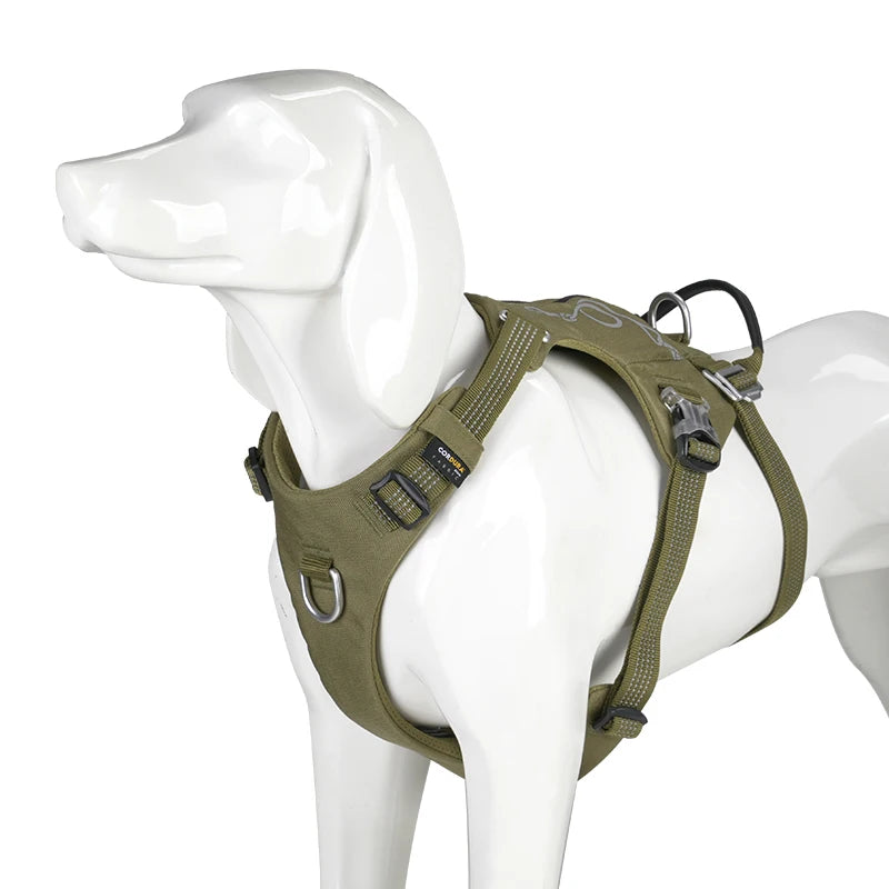 Escape Resistant Dog Harness with Zippered Pocket and Handle