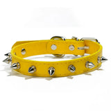 Spiked Studded Dog Collar in PU Leather for Dogs
