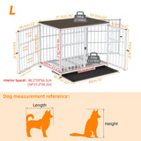 Wooden Dog Crate Furniture End Table, M to 2XL Sizes