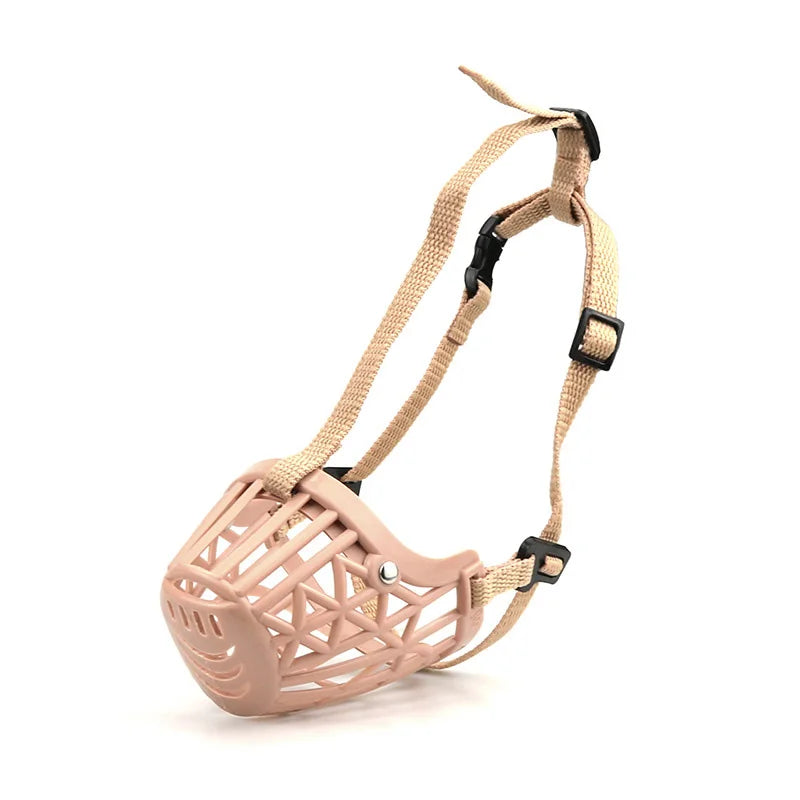 Adjustable Basket Dog Muzzle with Breathable Design in 7 Sizes