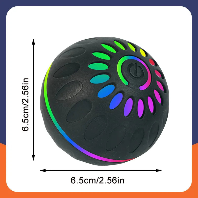 Smart Rolling Dog Ball That Moves on Its Own, USB Rechargeable