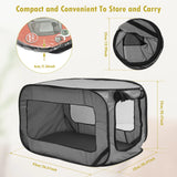 Pop Up Dog Travel Crate, Foldable with Storage Bag