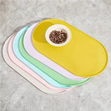 Non=Slip Silicone Dog Feeding Mat, Waterproof and Wipe-Clean