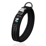 Personalized Collar for Large Dogs with Engraved Name Plate