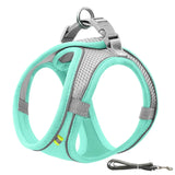 Small Dog Vest Harness and Leash Set, Reflective and Breathable