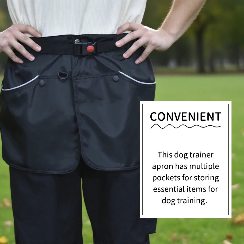 Dog Training Apron with Pockets, Water-Resistant and Adjustable