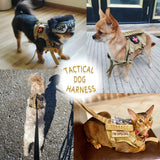Military Style Vest Harness for Puppies and Small Dogs