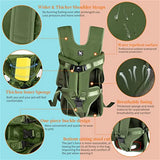 Motorcycle Dog Carrier Backpack for Riding, Cycling, and Hiking