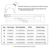 PU Leather Dog Collar with Engraved Nameplate ID Tag, Padded