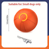 Smart Rolling Dog Ball That Moves on Its Own, USB Rechargeable