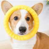 Floating Dog Ring Toy for Fetch and Tug in Soft EVA Foam