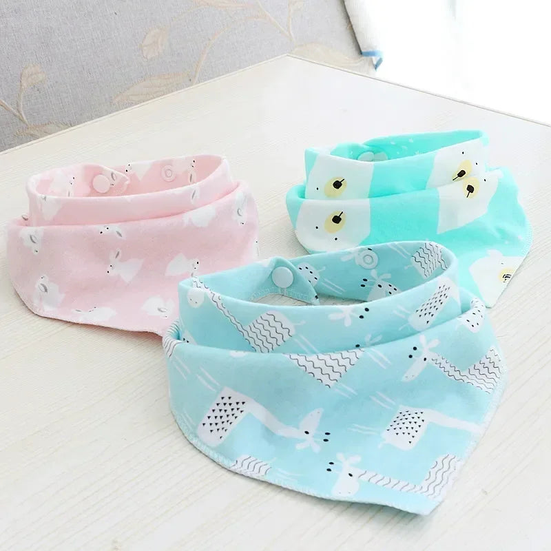 Cute Printed Dog Bandana, Soft Cotton Kerchief for Dogs and Cats