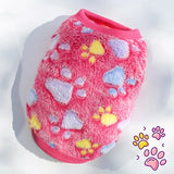 Rainbow Striped Dog Vest with Caterpillar Design for Small Dogs