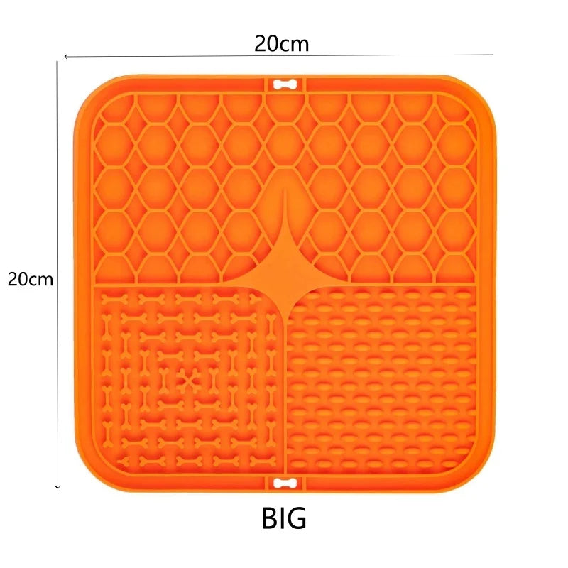 Silicone Lick Mat for Dogs, Slow Feeder Dog Bowls