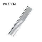 Stainless Steel Dog Grooming Comb, 6.3 or 7.5 Inch